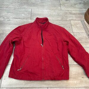 Banana Republic Cotton and Coolmax lined Red Technical Jacket XL